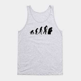 Evolution of the thinker philosophy, philosopher Tank Top